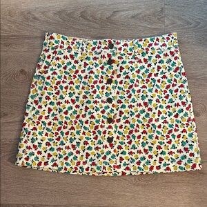 J. Crew Floral Button-Up Skirt - Multicolor